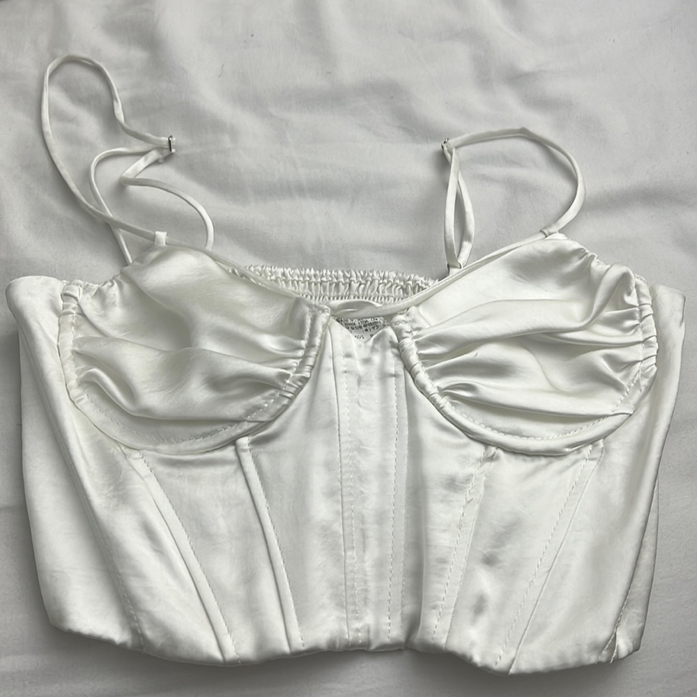 Cropped corset ZARA